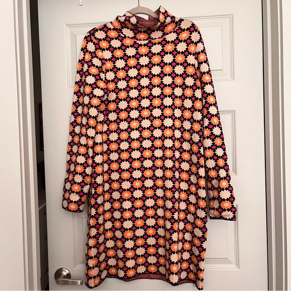 Anthropologie Dresses & Skirts - Anthropologie Maeve Retro Mock Neck Long Sleeve Sweater Dress